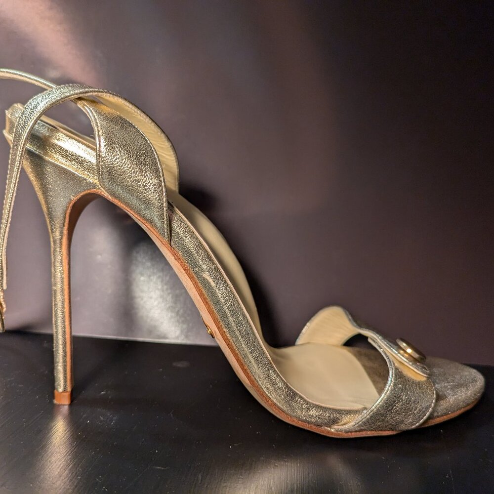 Sarah Flint Heel Sandal, 100mm, Size 11.5